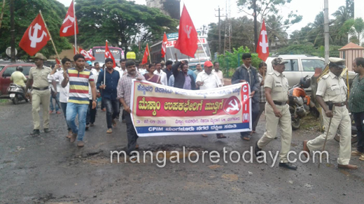Mescom protest...
